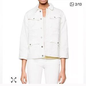 Zadig & Voltaire White Denim Jacket